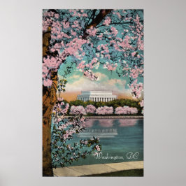 Cherry Blossoms no Poster de Washington DC