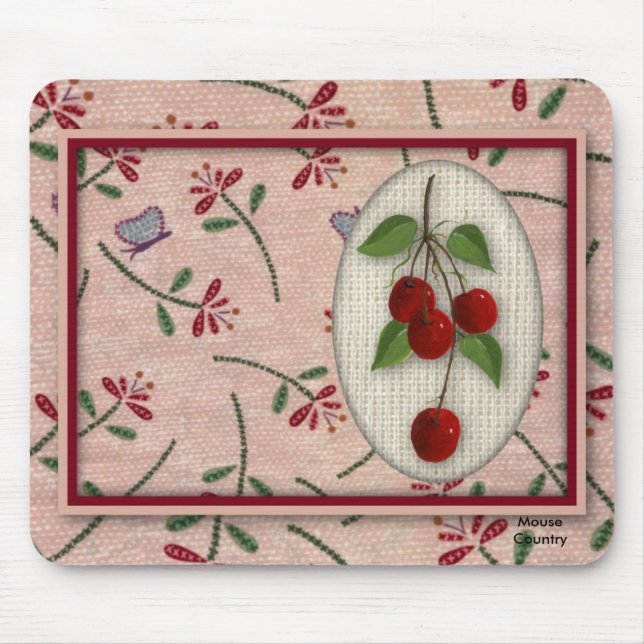 Cherry Bunch Mousepad (Frente)