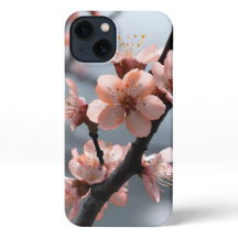 Cherry floresce iPhone 13 Caso de Ajustado fino, b