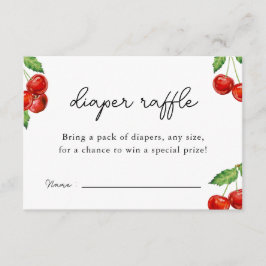 Cherry no Chá de fraldas superior Cartão de Jogo R