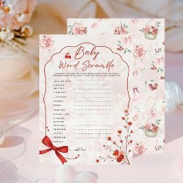 Cherry no Top Baby Word Scramble Game | Arco rosa