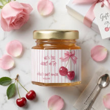 Cherry On Top Pink Bow Retro Baby Shower