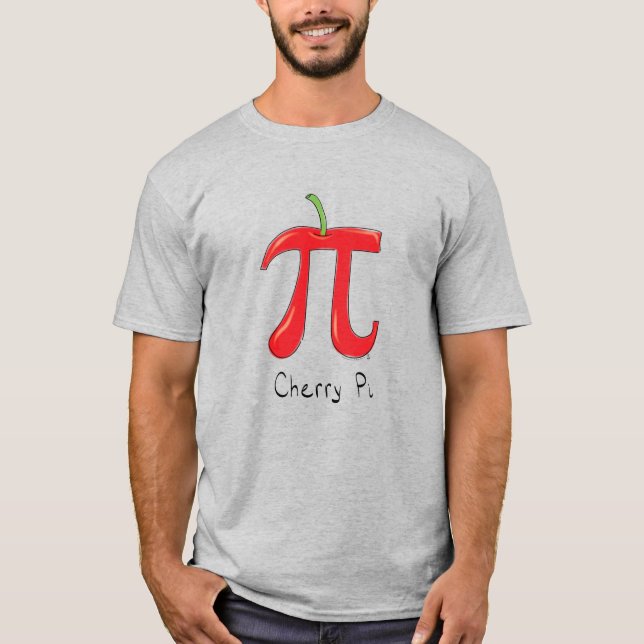 Cherry Pi Cute Math Pi Day Men's T-Shirt (Frente)