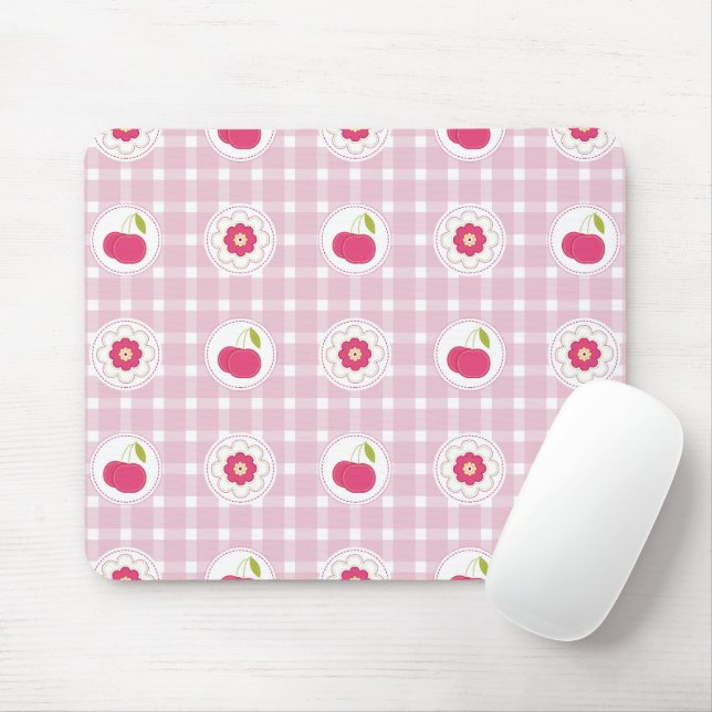 Cherry Picnic Mousepad (Com mouse)