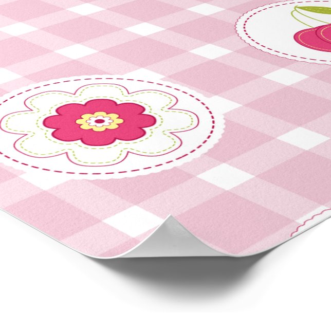 Cherry Picnic Poster (Borda)