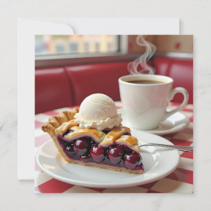 Cherry Pie, Vanilla Sorvete e café