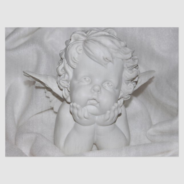 cherub em papel branco (Frente )
