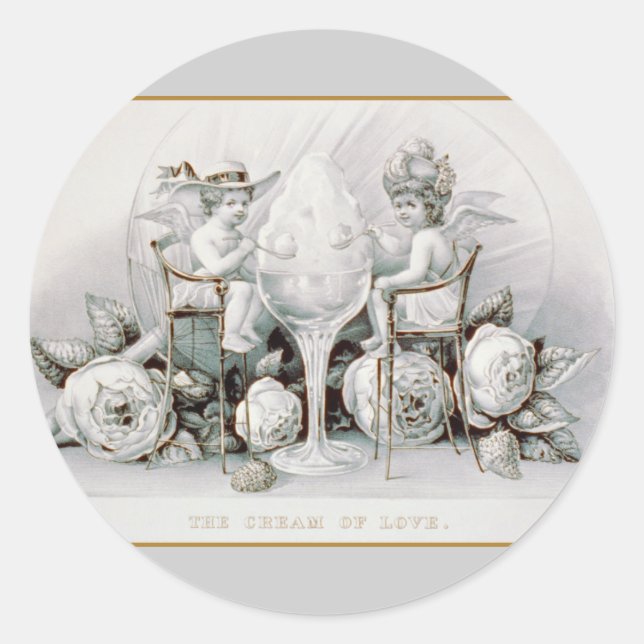 Cherubs & Sorvete - Adesivo (Frente)