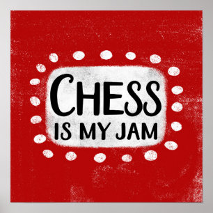 Chess É A Minha Arte De Poster