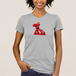 Chess Love Red King and Queen T-Shirt