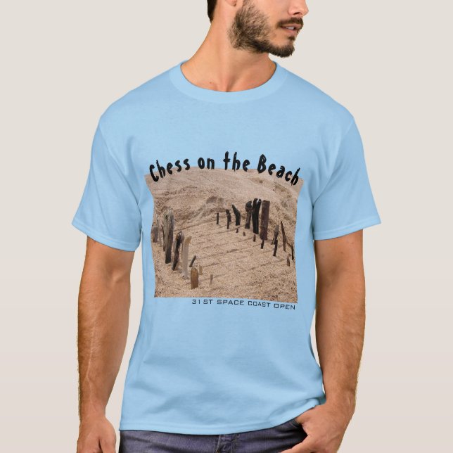 Chess on the Beach 31st SCO Light T-Shirt (Frente)