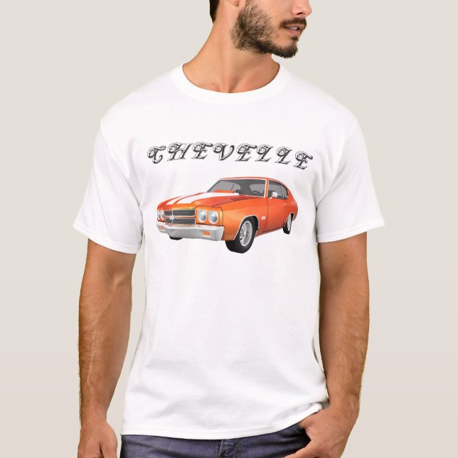 Chevelle 1970 SS: Revestimento alaranjado: T-shirt (Frente)