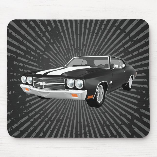 Chevelle 1970 SS: Revestimento preto: Mousepad (Frente)