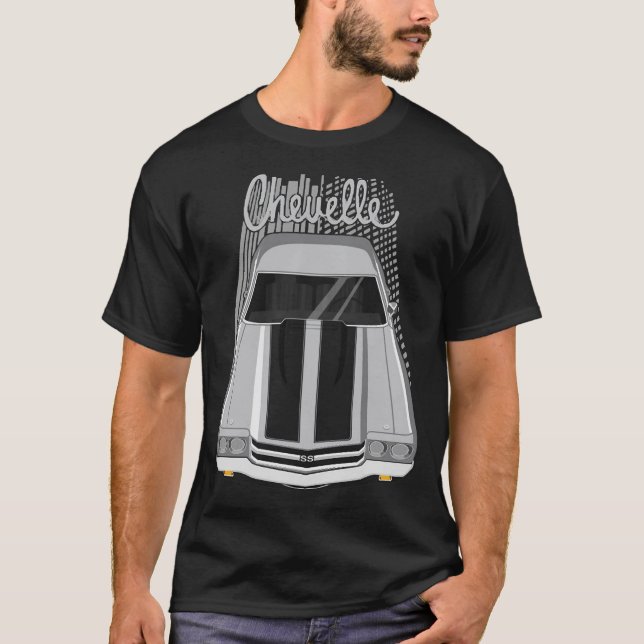 Chevrolet Chevelle SS 1970 - silver T-Shirt (Frente)