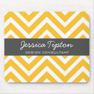 Chevron alaranjado Mousepad TBM