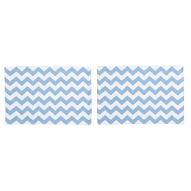 Chevron azul bebê (Frente - conjunto)