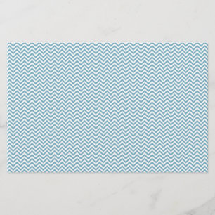 Chevron Azul com Monograma