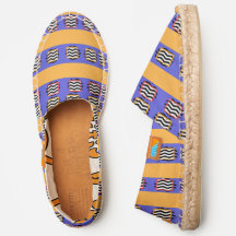 Chevron + Blue + Espadrilhas Amarelas