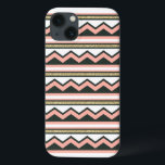 Chevron Dourado Ultra Chic Samsung Galaxy Nota 4 C<br><div class="desc">Ouro único e coral colorido,  cevro e capa de telefone estampada listrada. Muito chique,  quadril e moderno.</div>