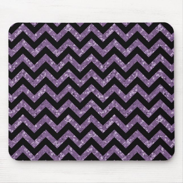 Chevron Glitter Look Mousepad (Frente)