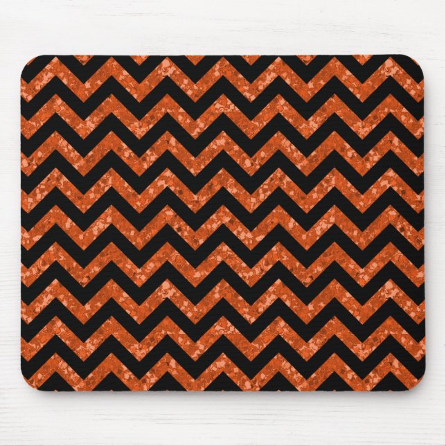 Chevron Glitter Look Mousepad (Frente)