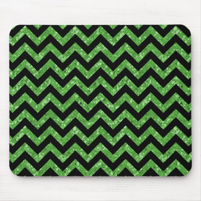 Chevron Glitter Look Mousepad (Frente)