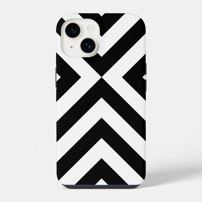 Chevron preto e branco (Verso)