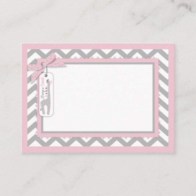 Chevron Tutu Jumper Giraffe Traga um Cartão de Liv (Frente)