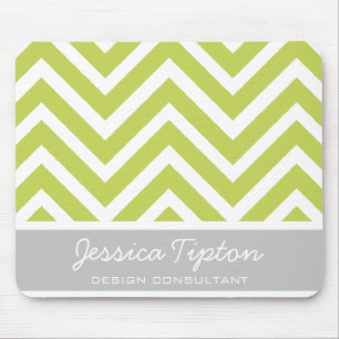 Chevron verde Mousepad TBM