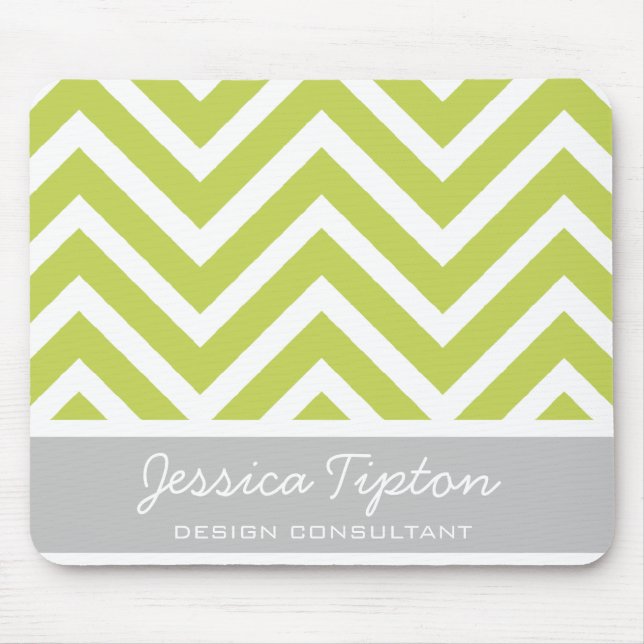 Chevron verde Mousepad | TBM (Frente)