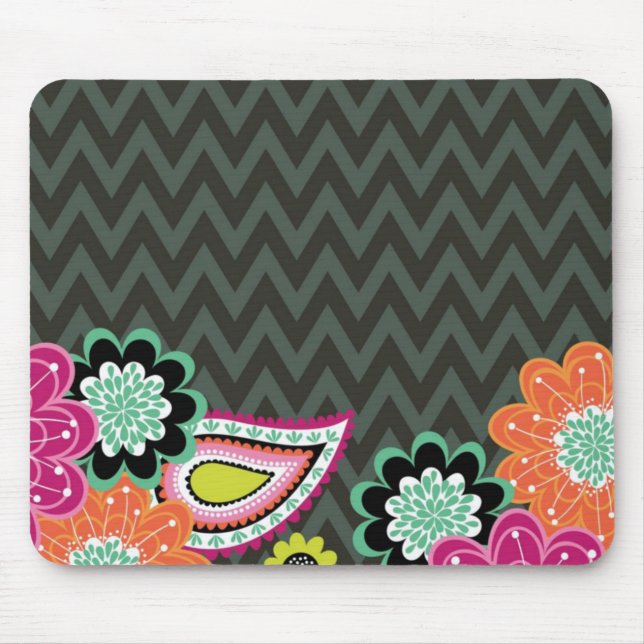 CHEVRONFLOWERS MousePad (Frente)