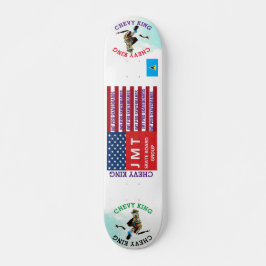 CHEVY KING OFFICIAL JMT SIGN7 3/4 pol skateboard D