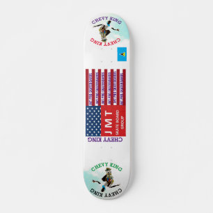 CHEVY KING OFFICIAL JMT SIGN7 3/4 pol skateboard D