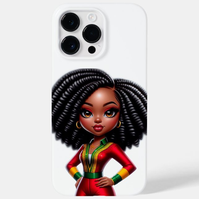 Chibi Black Girl Ipone Case (Verso)