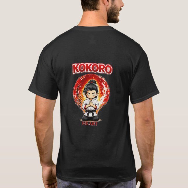 Chibi Dojo Kokoro Heart T-Shirt (Verso)