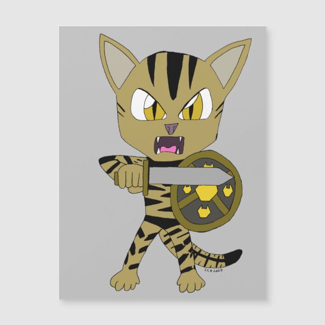 Chibi Warrior Cat (Frente)