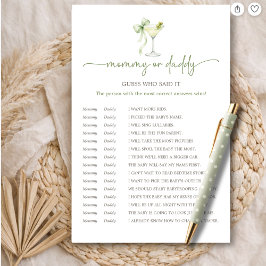 Chic A Tini One Mommy or Daddy Guess Who Said It