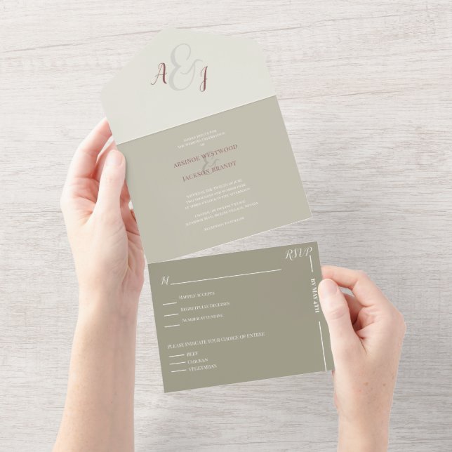 Chic Alabaster Wedding (Aba destacável)