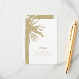 Chic Beach - cartões de cerco verticais pequenos