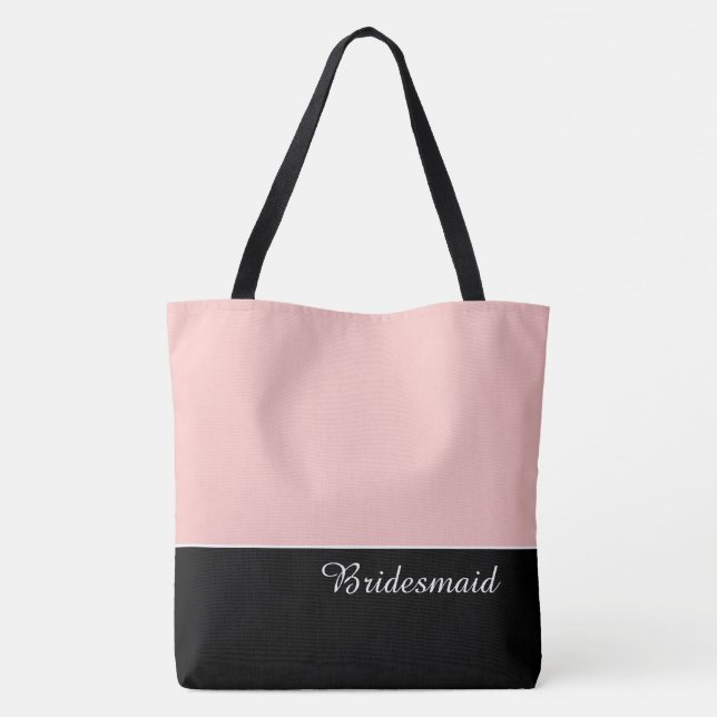 Chic Bridesmaid Tote Bag (Verso)