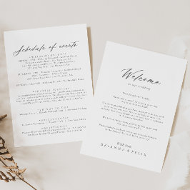Chic Calliografia Silver Wedding - Letra Bem-vinda