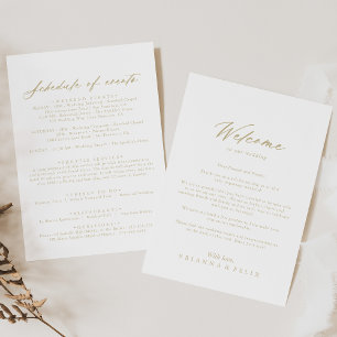 Chic Calliographic Letra de Boas-vindas do Casamen