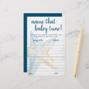 Chic costal Blue Starfish Name that Tuning Game