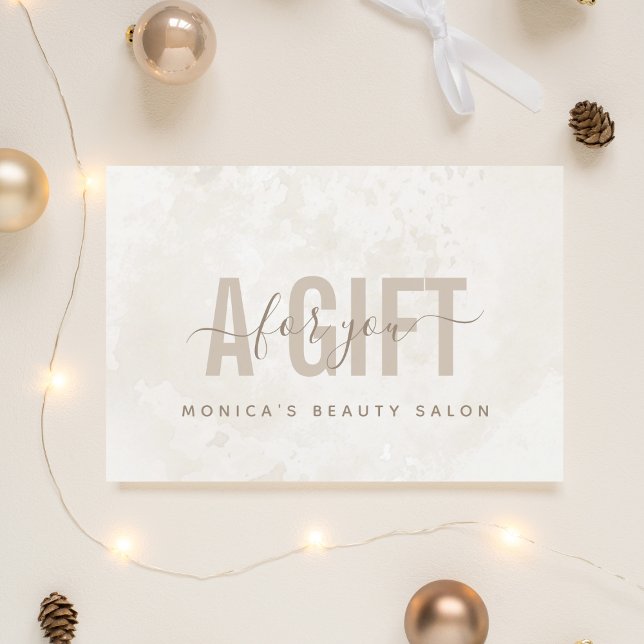 Chic Cream Marble Cores Suaves Neutrais Elegante (Criador carregado)