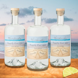 Chic Dusty Blue Beach Wedding 2 Heart Sand