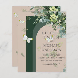 Chic Eucalyptus Greenery Deixa Casamento Esmeralda