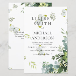 Chic Eucalyptus Greenery Deixa Casamento Esmeralda