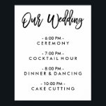 Chic Hand - Letra Dia De Casamento Da Poster De Pr<br><div class="desc">Dia De Casamento Da Poster. Visite o compro para ver itens correspondentes.</div>