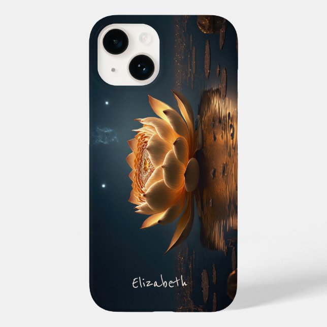 Chic Lotus Flower Dark (Verso)