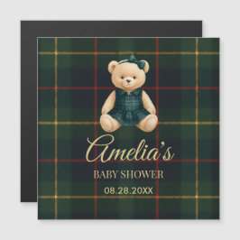 Chic Luxo Urso de Pelúcia Chá de Bebê